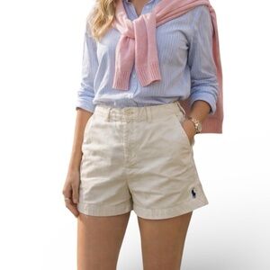 Ralph Lauren Sport 5“ Chino Short in Khaki Size 6